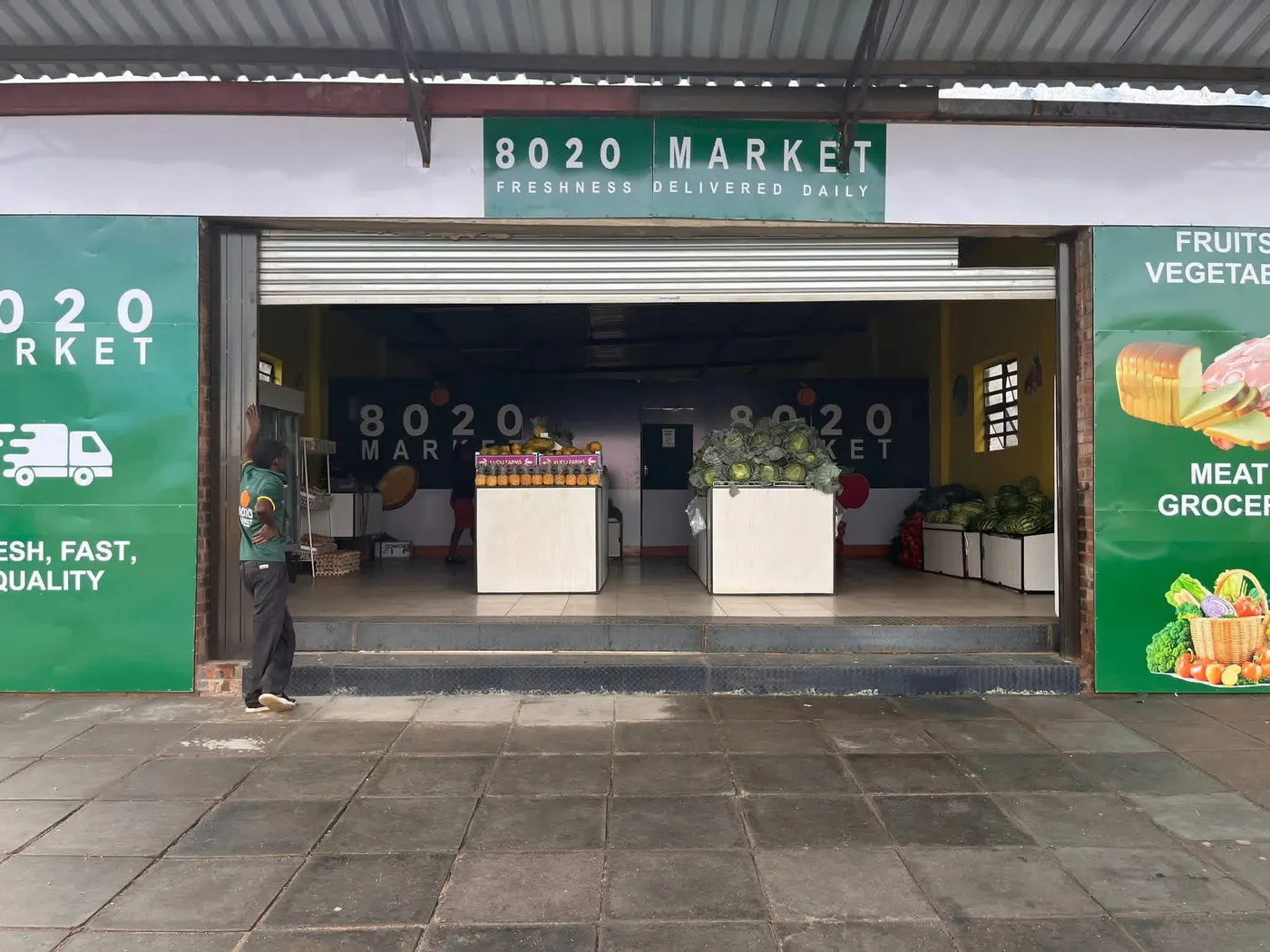 8020 Market storefront, freshness delivered daily