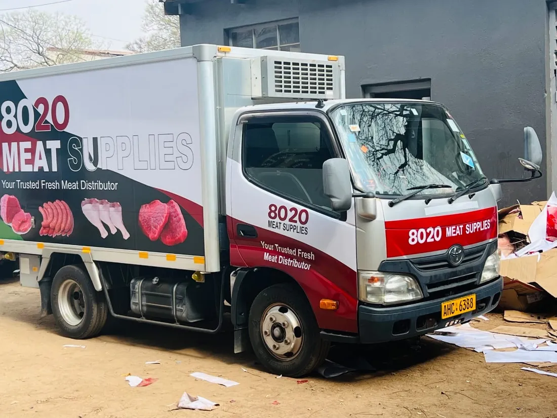 8020 Meat Supplies delivery truck