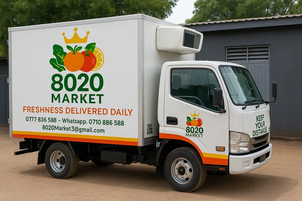 8020 Market delivery truck