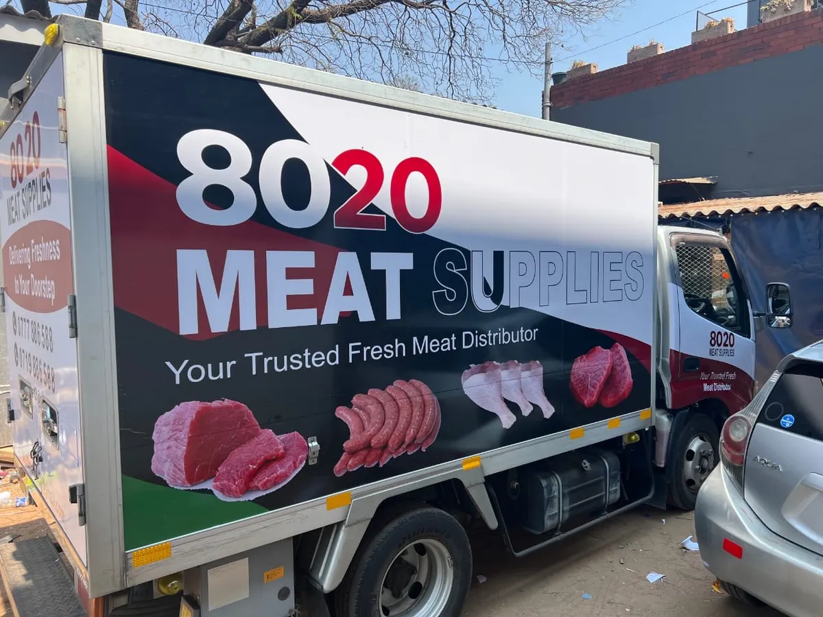 8020 Meat Supplies delivery truck