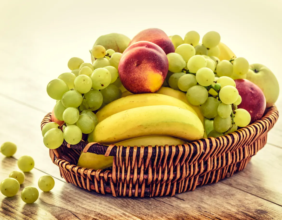 Fresh fruit basket