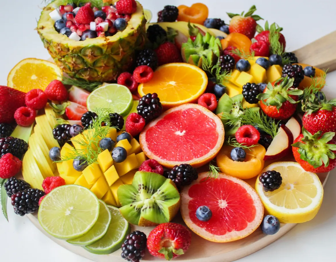 Fresh fruit and vegetables