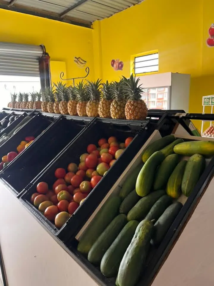Fresh produce display inside 8020 Market